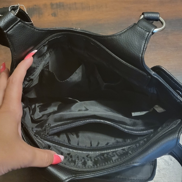 Authentic Genuine Leather Black Purse - Picture 3 of 4